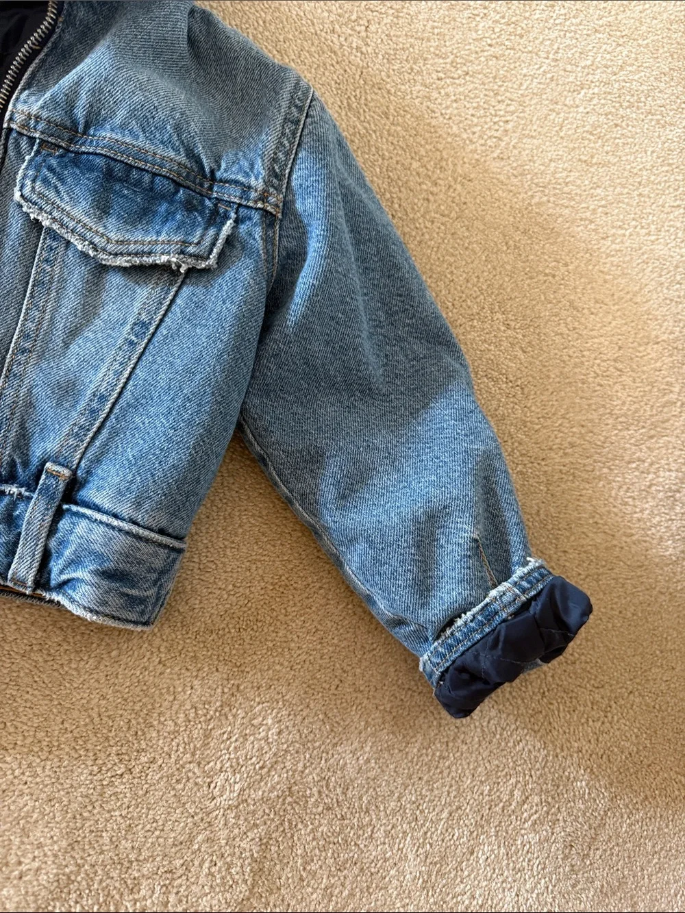 Zara flap long cinched